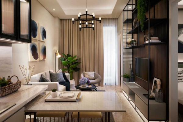 20 Inspirasi Desain Interior Apartemen Dua Kamar Yang Elegan